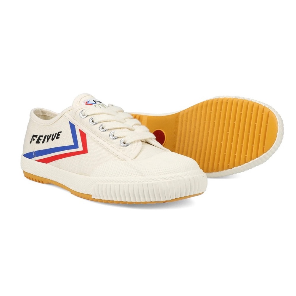 Feiyue Fe Lo 1920 Ivory Canvas Shoe Size 13M